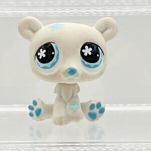 LPS #647 Polar Bear Hasbro Littlest Pet Shop G2 Figure Toy